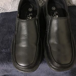 Oxford French Toast Black Shoes Toddler